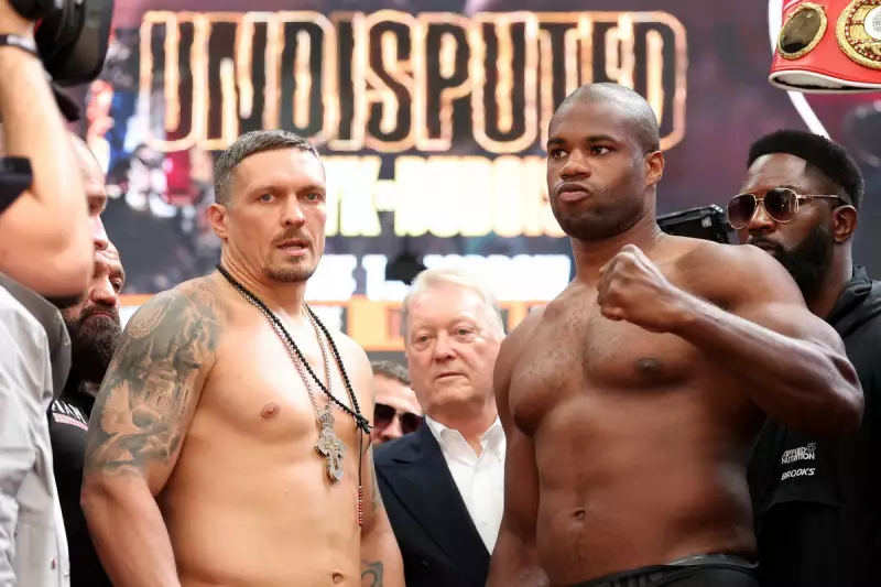 Usyk vs Dubois Weigh-In Results: Heavyweight Clash Set for Explosive Showdown