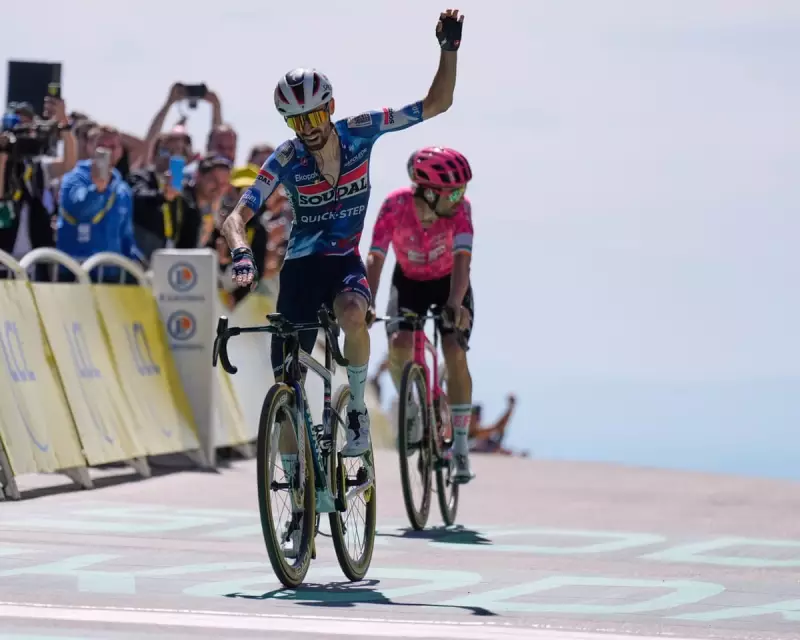 Valentin Paret-Peintre Conquers Mont Ventoux in Stunning Tour de France Victory