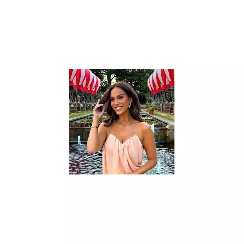 Vicky Pattison Stuns in Pink Chiffon Dress at Star-Studded Event