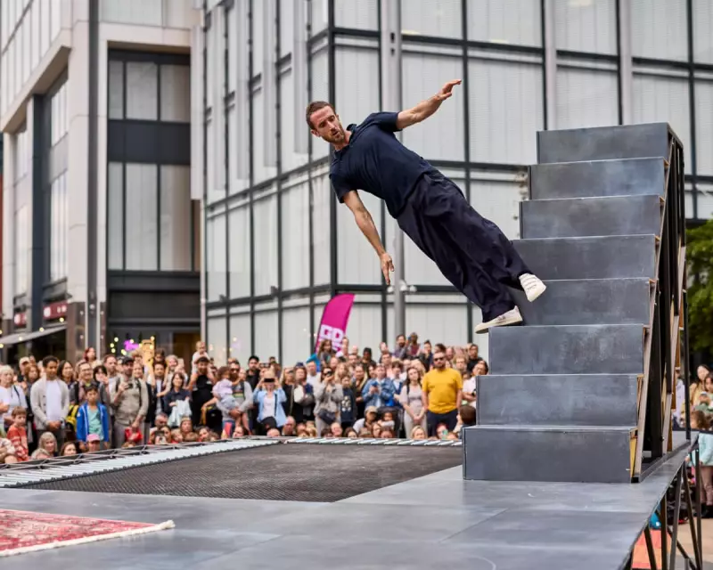 Yoann Bourgeois on His Viral Trampoline Stair Act: 'It's About the Human Condition'