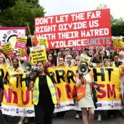 Clash Between Anti-Racism Activists and Asylum Seekers Protesters Erupts in Westminster