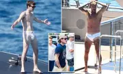 Cruz Beckham Channels Dad David's Iconic Speedo Look as Brothers Romeo and Brooklyn Miss Out on Luxury Yacht Fun