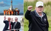 Donald Trump Slams North Sea Wind Farm Taxes During Final Day in Scotland