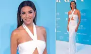 Eva Longoria Stuns in Daring White Gown at Marbella's Global Gift Gala