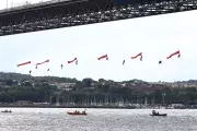 Greenpeace Activists Arrested After Dangling from Forth Road Bridge in Climate Protest