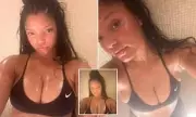 Halle Bailey Stuns in Busty Sauna Selfie – Fans Go Wild Over Her Bold Look!