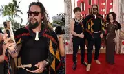 Jason Momoa Steps Out with Kids Wolf and Lola in Rare Red Carpet Appearance Post Lisa Bonet Split