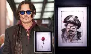Johnny Depp Stuns London with Bold New Art Exhibition – See the Pics!