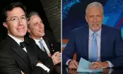 Jon Stewart's Emotional Tribute to Stephen Colbert After 'The Late Show' Shake-Up