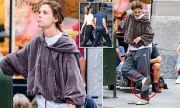 Katie Holmes Caught in Hilarious Mishap: Stepping in Fake Dog Poo While Filming in New York