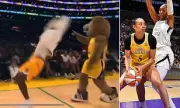 LA Sparks Mascot Stuns Fans with Daring Backflip Performance at WNBA Game