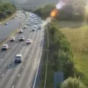 M25 and M26 Chaos: Severe Delays After Multi-Vehicle Crash and Fuel Spill