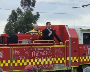 Outrage as Offensive Slogan Targeting Victorian Premier Spotted at Rally Attended by Brad Battin