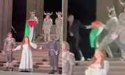 Royal Opera House Erupts in Chaos as Cast Member Waves Palestinian Flag On Stage