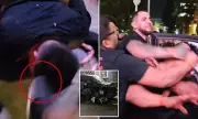 Shocking Moment: Driver Ploughs Into Nightclub Crowd in Los Angeles Before Being Kicked and Shot