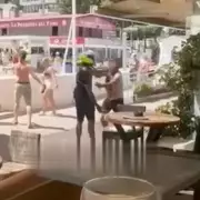 Shocking Moment Marbella Policeman Slaps Woman in the Face During Arrest