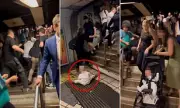 Shocking Tube Station Brawl: Man Dumps Toddler on Floor During Violent Clash