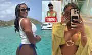 Simone Biles Stuns in Bikini, Sparks Boob Job Rumours After Olympian Flaunts Toned Physique