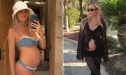 Sophie Habboo Flaunts Baby Bump in Stunning Bikini During Family Holiday