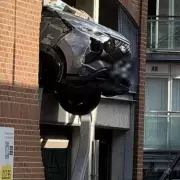 Three Injured as Van Crashes into Scaffolding in Westminster