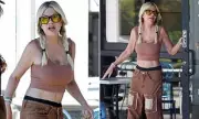 Tori Spelling Flaunts Toned Abs in Crop Top After Candid Podcast Confession