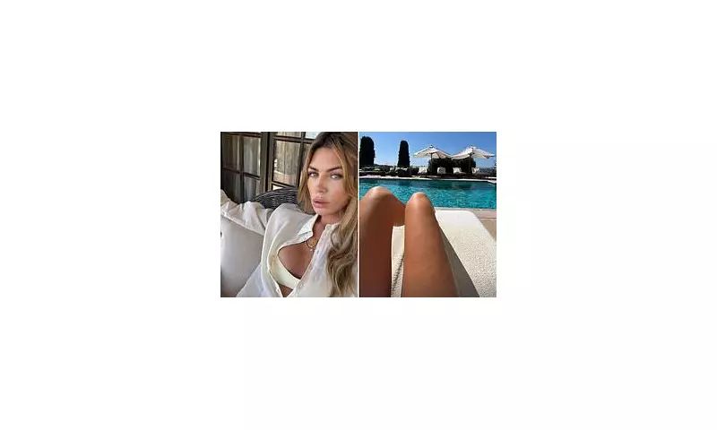 Abbey Clancy Stuns in Vibrant Yellow Bikini During Luxurious Family Getaway in Portugal