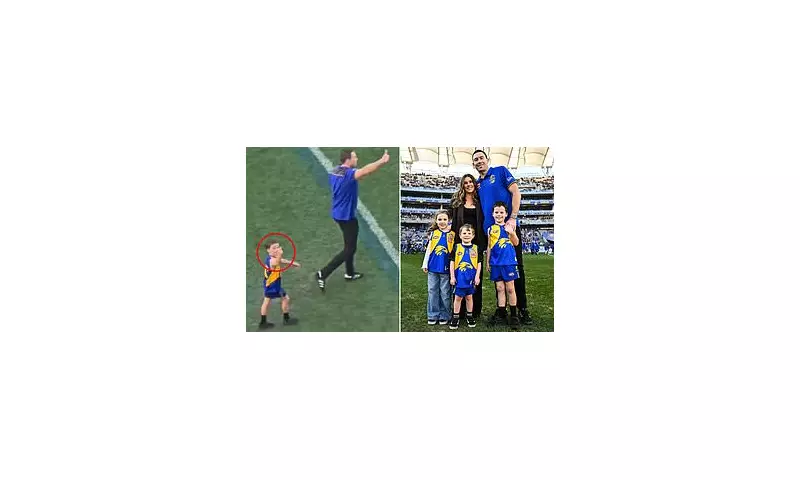 AFL Star's Son Flips the Bird – And Dad Turns It Into a Viral T-Shirt Sensation!