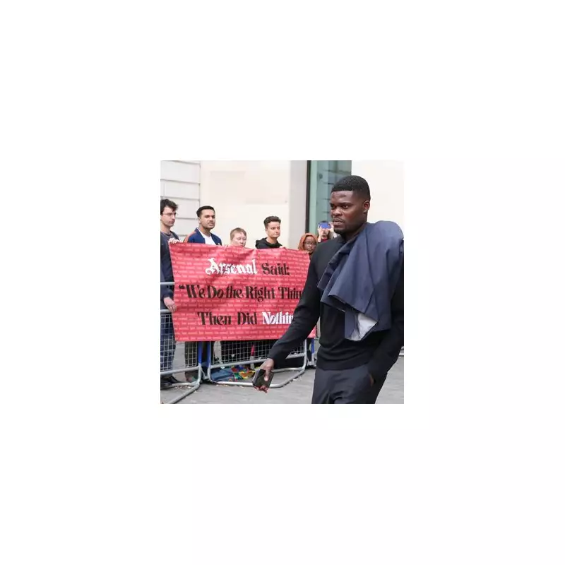 Arsenal Fans Protest Thomas Partey's Inclusion Amid Ongoing Allegations