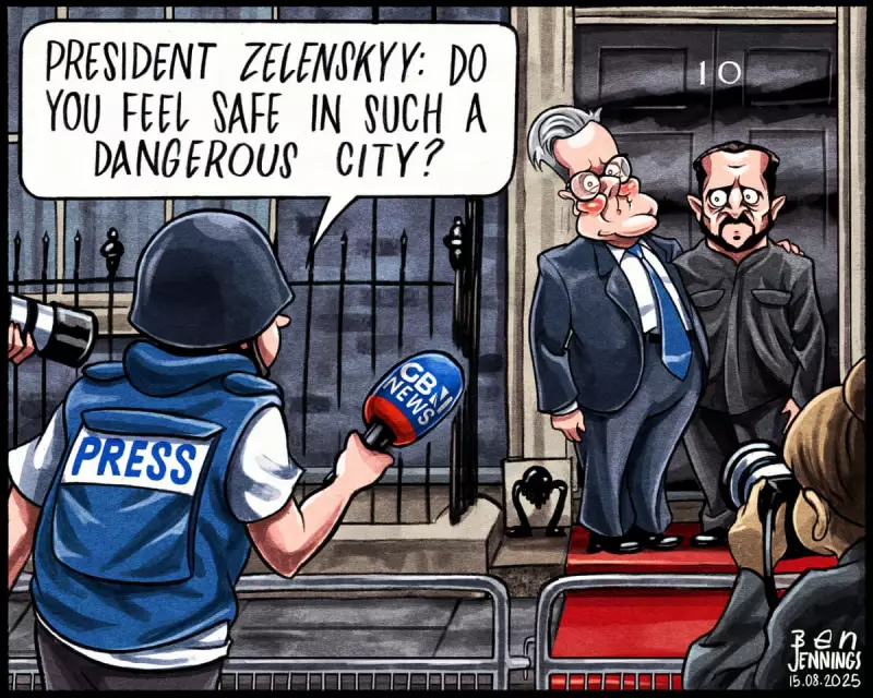 Ben Jennings' Satirical Take on Zelenskyy's London Visit – A Cartoon Commentary