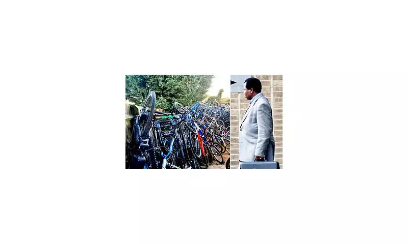 Bicycle Hoarder's Violent Outburst Over Garden Wheel Sparks Police Intervention
