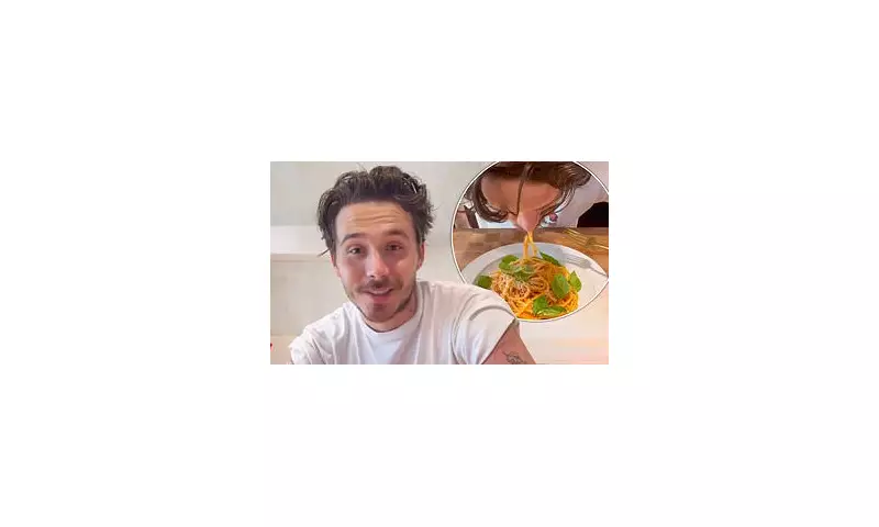 Brooklyn Beckham's Defiant Cooking Comeback: Pasta Masterclass with Nicola Peltz in 'Jesus Homeboy' Tee