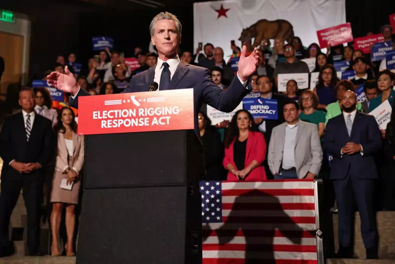 California Redistricting Row: Newsom Accused of 'Power Grab' as GOP Fights New Electoral Map