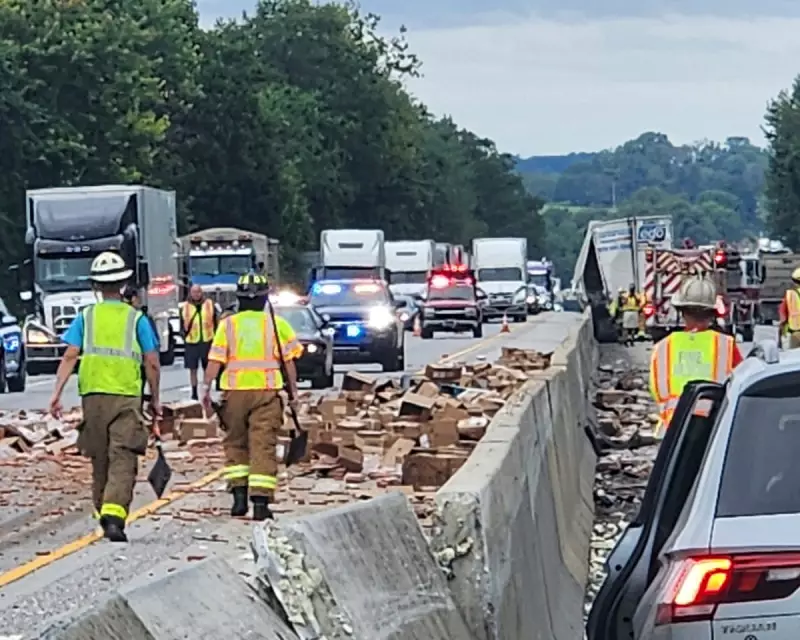 Chaos on Pennsylvania Highway as Thousands of Hot Dogs Spill Across Road