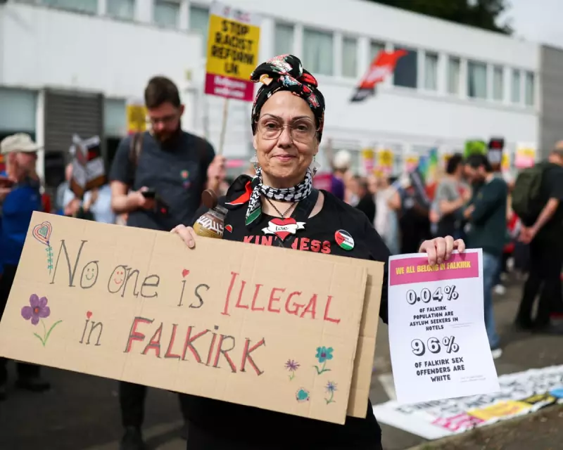 Clashes in Falkirk as Anti-Racism and Anti-Immigration Protesters Face Off Outside Asylum Hotel