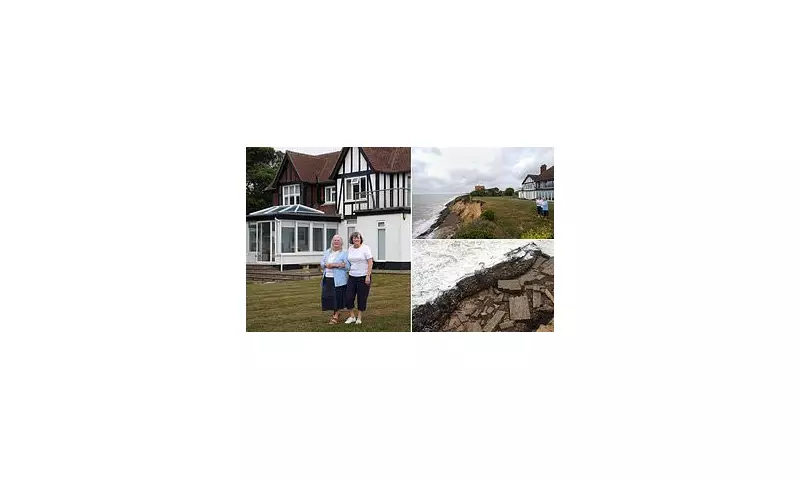 Cliffside Crisis: Widow's Home Teeters on Brink as Erosion Wipes Out Garden and Neighbours Battle Council
