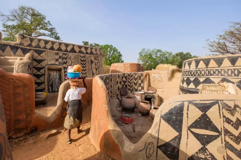 Climate Crisis Threatens Burkina Faso's Iconic Painted Houses of Tiébélé