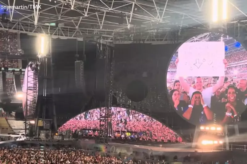 Coldplay's Wembley Stadium Kiss Cam Captures Unforgettable Marriage Proposal | Watch