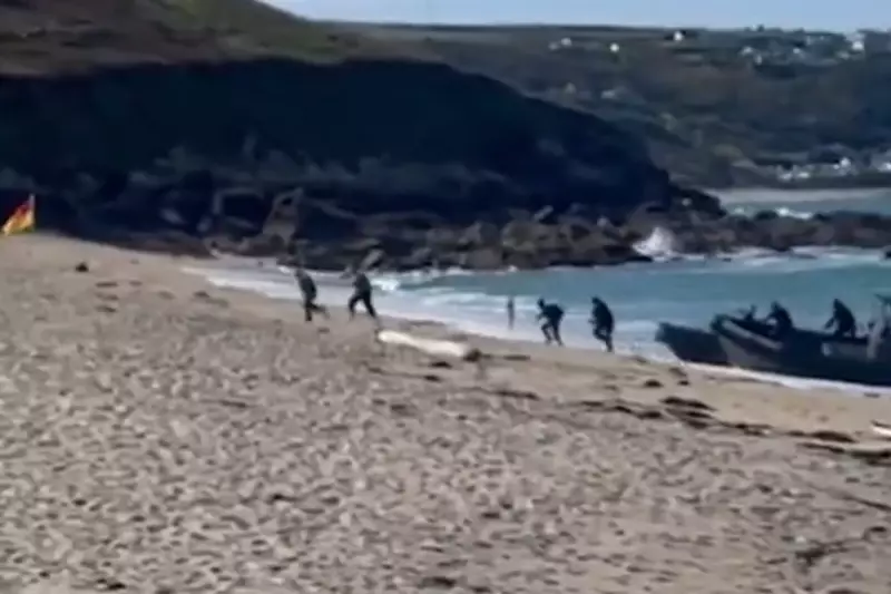 Daring Beach Chase in Cornwall: Drug Smugglers Nabbed After High-Speed Pursuit