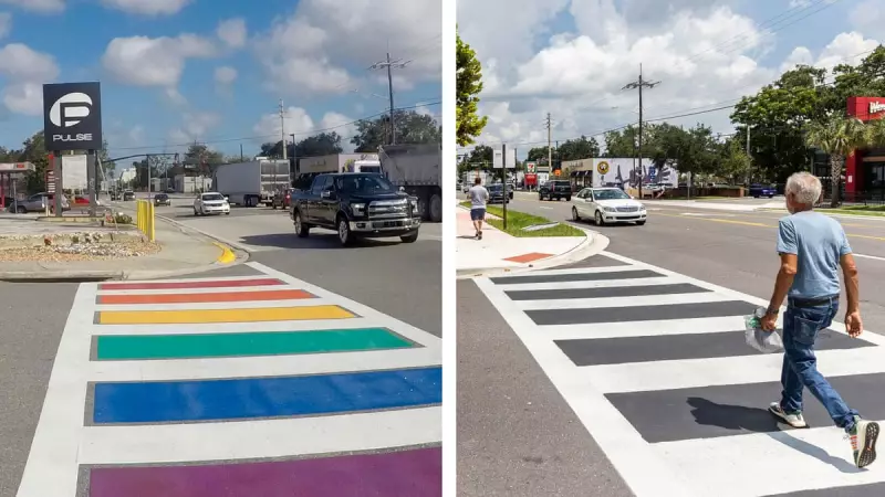 Deantis Administration Removes Pulse Nightclub Rainbow Crosswalks in Florida | The Guardian