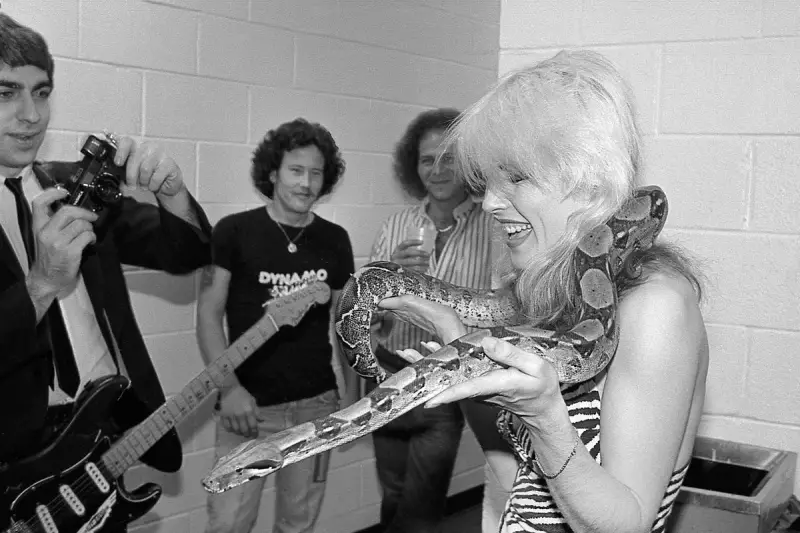 Debbie Harry's Wild 1978 Encounter: Blondie Star and Alice Cooper's Snake Scare