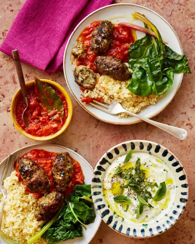 Delicious Lamb Koftas with Buttery Tomato Sauce & Cacik: Thomasina Miers' Must-Try Recipes