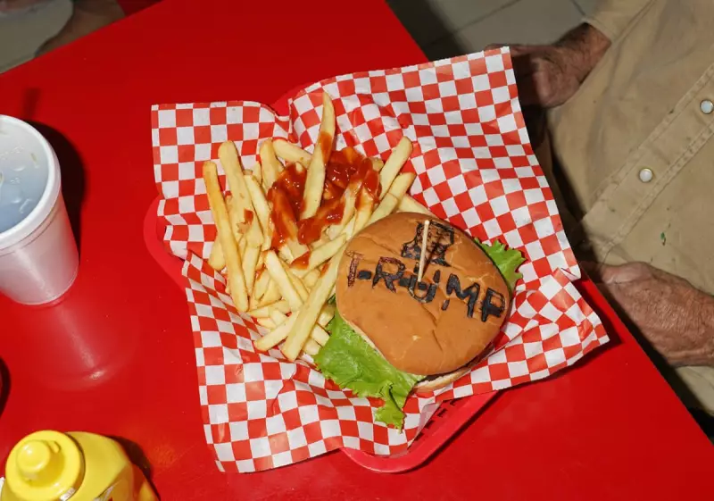 Donald Trump Arrested at Trump Burger Outlet Over Melting Ice Cream Controversy