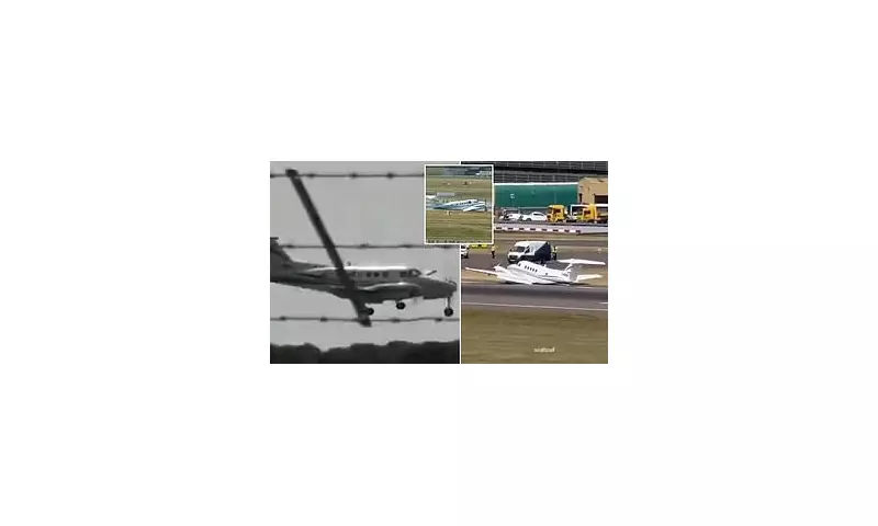 Dramatic Footage: Private Jet Makes Emergency Landing at Birmingham Airport