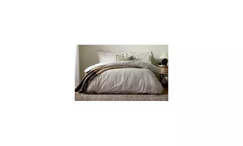 Dunelm's Reversible Striped Bedding Set Goes Viral for Its Luxurious Look at a Budget Price