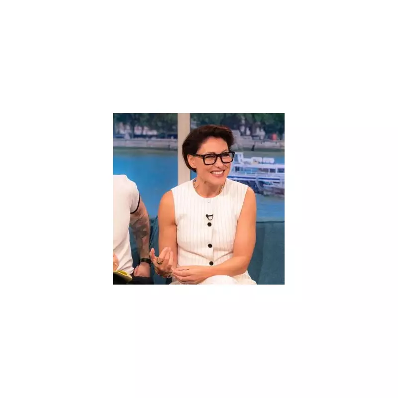 Emma Willis Stuns in Pinstripe Co-Ord: A Masterclass in Effortless Style