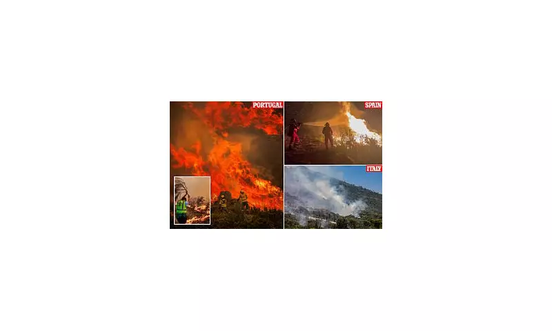 Europe in Flames: Wildfires Force Mass Evacuations Across Spain and Portugal as Vesuvius Closes