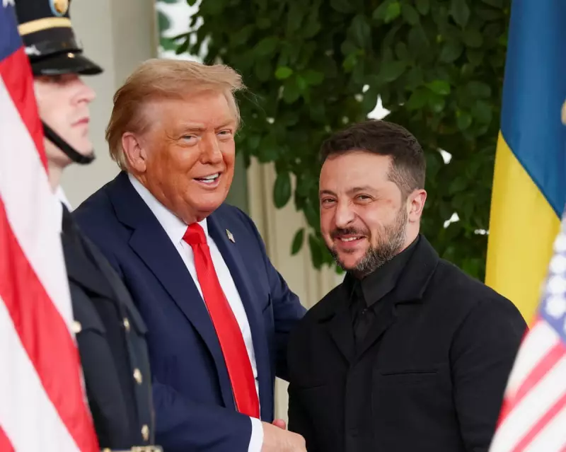 European Leaders Unite at White House for Crucial Ukraine Peace Talks: A Visual Chronicle