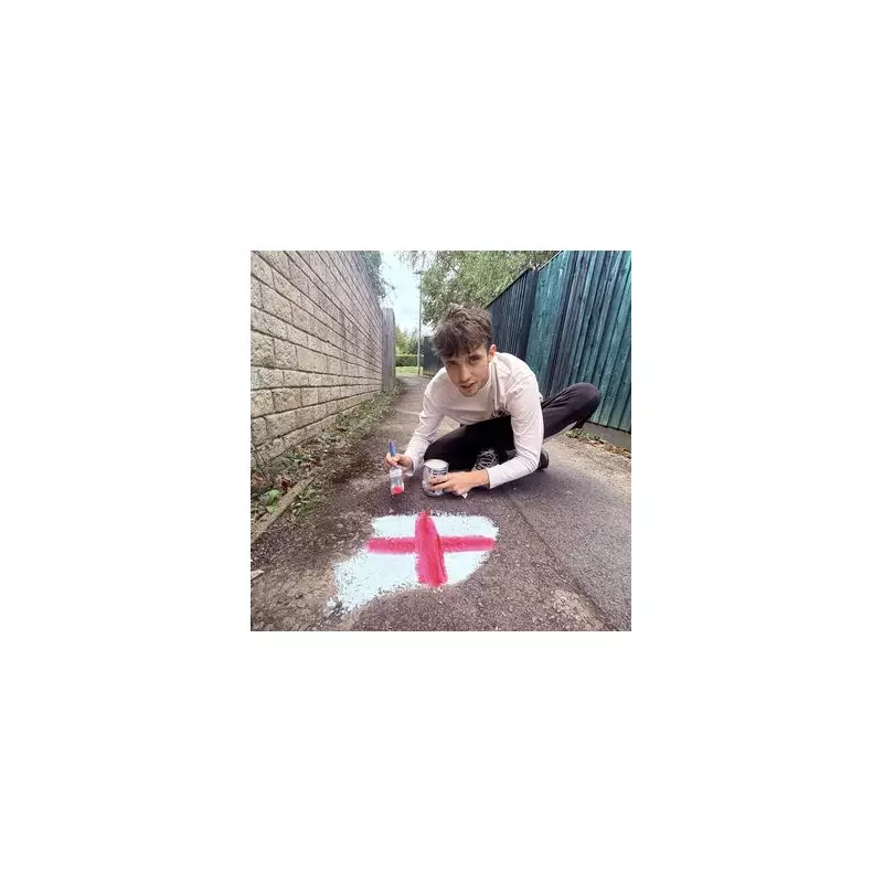 Fed Up Driver's Genius Hack Forces Council To Fix Potholes In 48 Hours