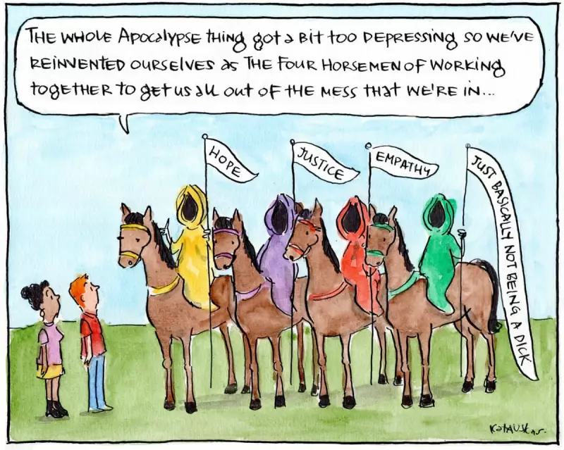 Feeling Overwhelmed by Doomsday Thoughts? This Foursome Has the Perfect Antidote