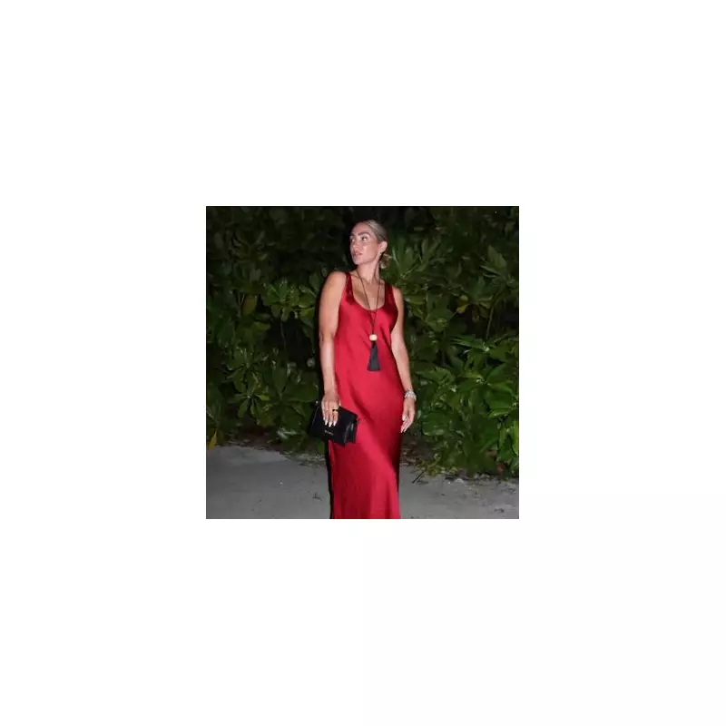 Frankie Bridge Stuns in Red Satin Dress for Loose Women Appearance – See Her Show-Stopping Look!